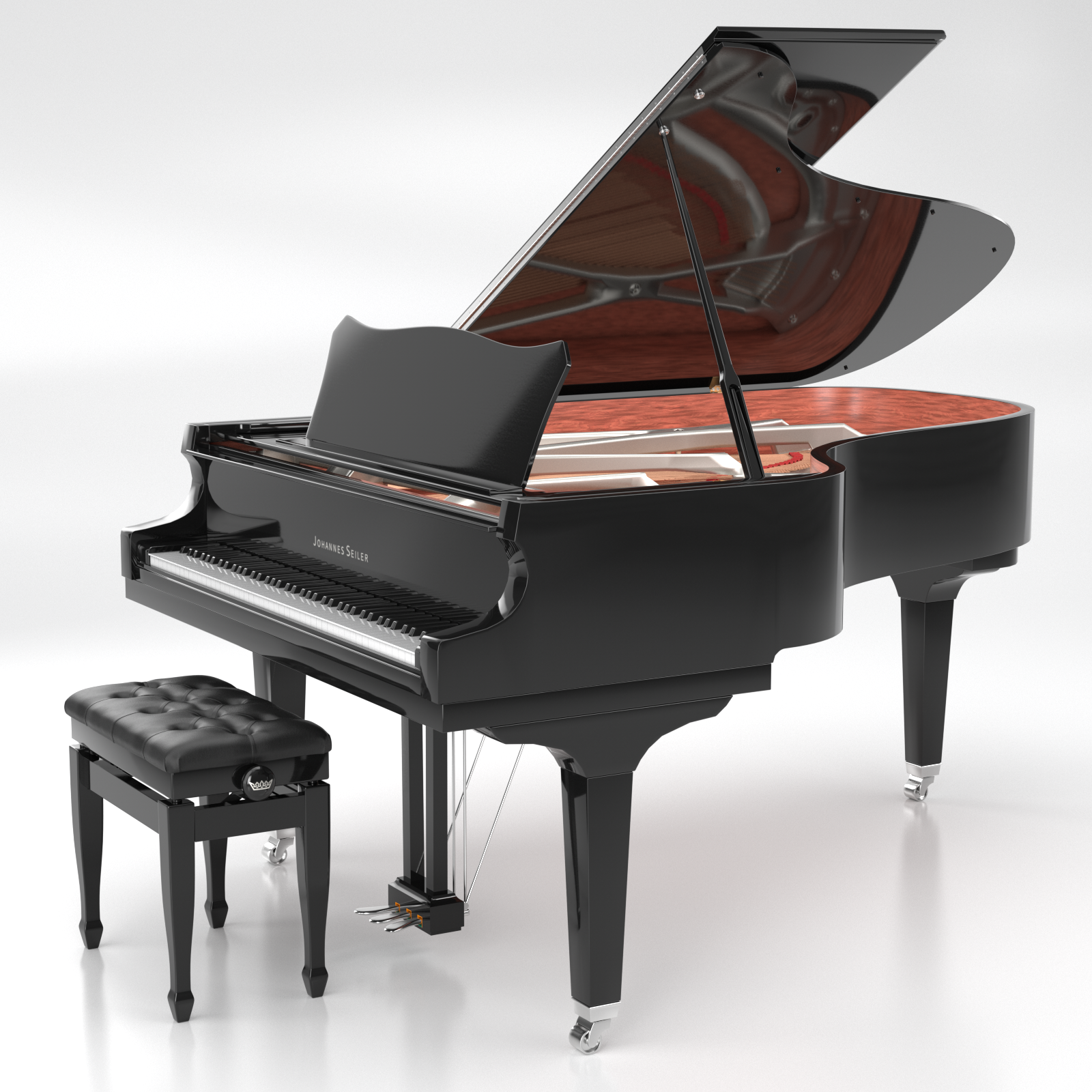 GS-208 Nickel – Seiler Piano USA